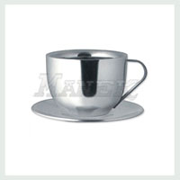 Double Wall Cup and Saucer
