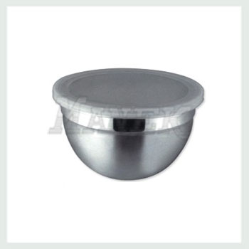 German Bowl, Stainless Steel German Bowl, German Bowl with Plastic Lid