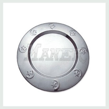 Star Embossed Charger Plate, Steel Star Embossed Charger Plate, Stainless Steel Charger Plate