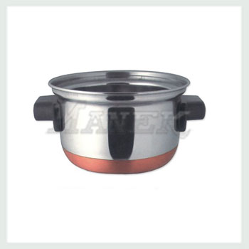 Copper Bottom Casserole, Stainless Steel Casserole with Copper Bottom, Casserole