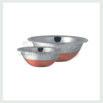 Copper Bottom Mixing Bowl, Stainless Steel Mixing Bowl with Copper Bottom, Mixing Bowl