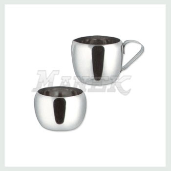 Apple Milk Sugar Pot, Steel Sugar Pot, Stainless Steel Sugar Pot, Stainless Steel Apple Milk Sugar Pot, Sugar Pots