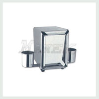 Tissue Holder with Two Candle Stand